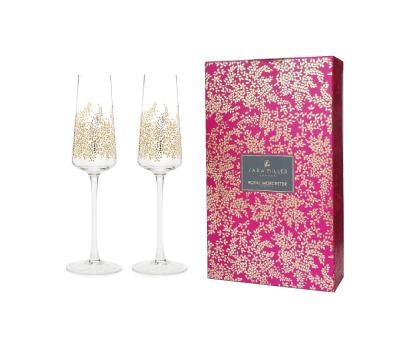 로얄우스터 사라밀러 샴페인잔 세트 2P