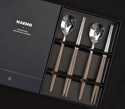 베네치아 브라운 2벌 수저세트